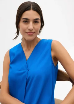 Robe débardeur en viscose fluide