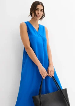 Robe débardeur en viscose fluide