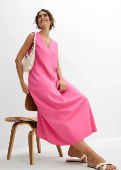 Robe débardeur en viscose fluide