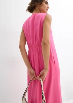 Robe débardeur en viscose fluide