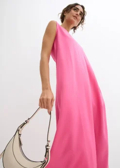 Robe débardeur en viscose fluide