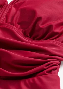 Robe de bain à bretelles croisées