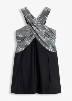 Robe de bain à effet croisé