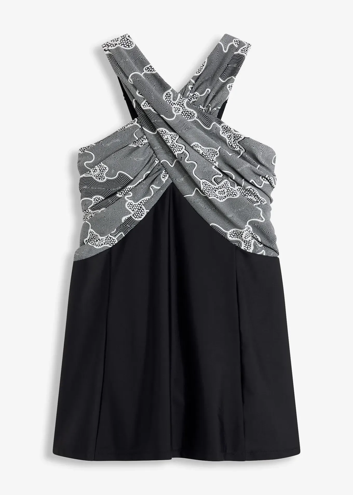 Robe de bain à effet croisé