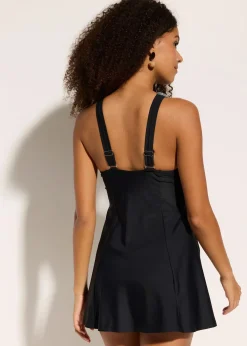 Robe de bain à effet croisé