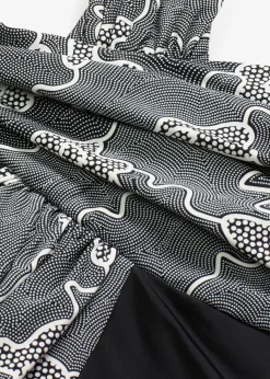 Robe de bain à effet croisé