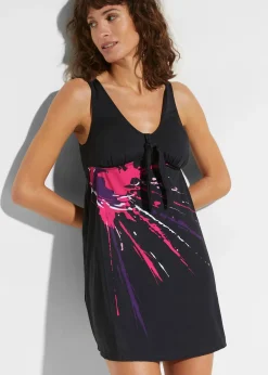 Robe de bain à larges bretelles