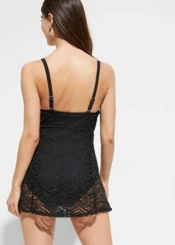 Robe de bain avec dentelle