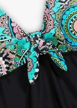 Robe de bain avec détail nœud