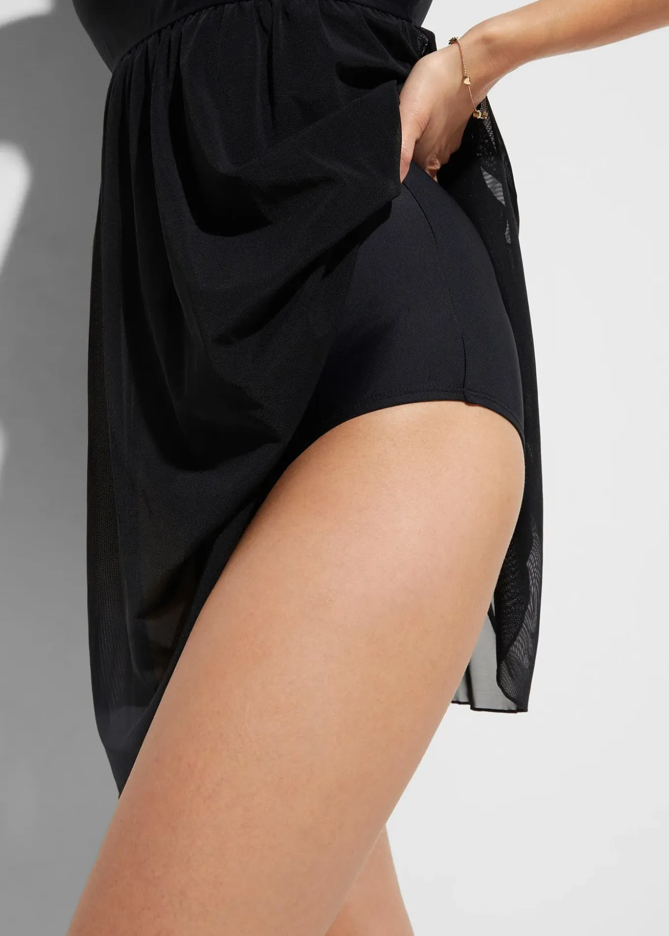 Robe de bain avec mesh transparent