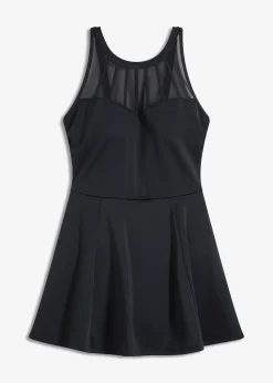 Robe de bain sculptante avec mesh transparent, maintien modéré