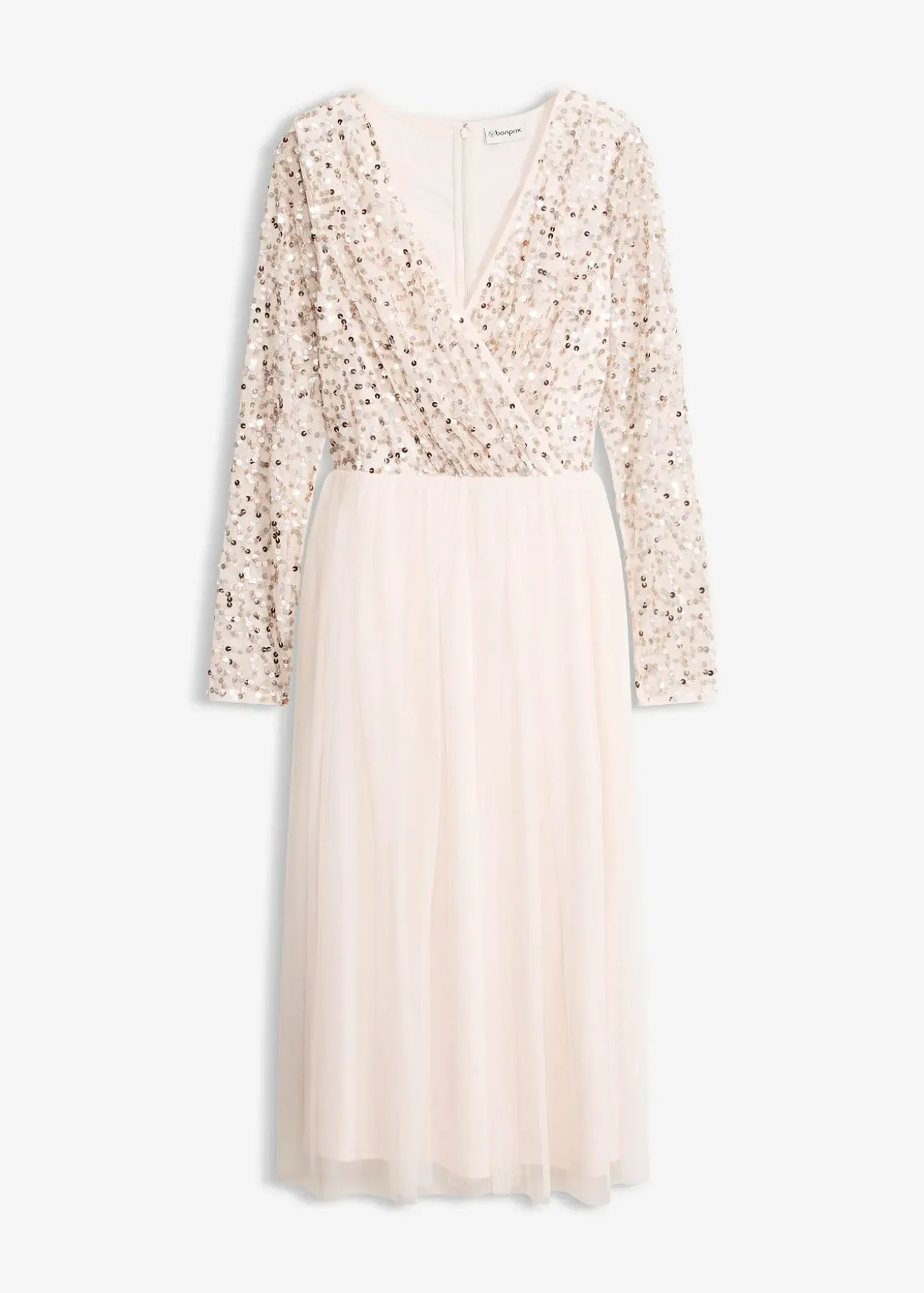 Robe de cocktail brodée de sequins