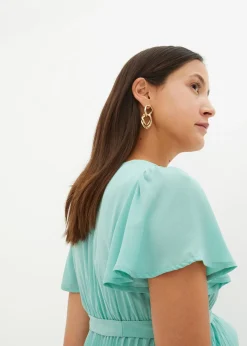 Robe de grossesse en crêpe georgette