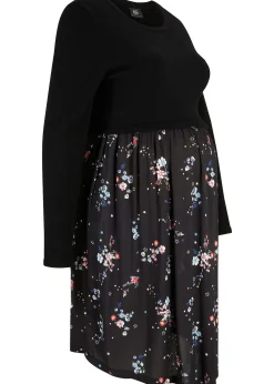 Robe de grossesse en maille et viscose