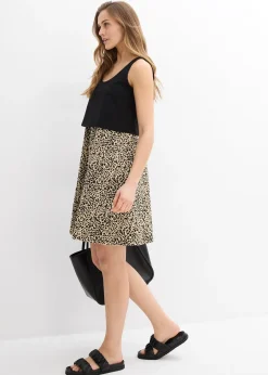 Robe de grossesse et d’allaitement en jersey coton