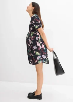 Robe de grossesse et d’allaitement en viscose fluide