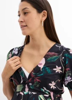 Robe de grossesse et d’allaitement en viscose fluide