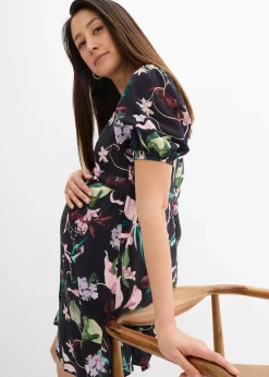 Robe de grossesse et d’allaitement en viscose fluide