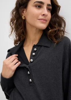 Robe de grossesse et d’allaitement en fine maille