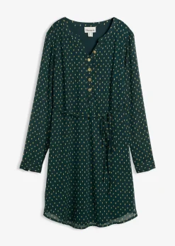 Robe de grossesse et d’allaitement en voile imprimé