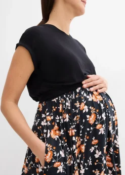 Robe de grossesse et d'allaitement à poches