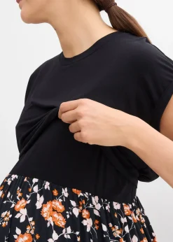 Robe de grossesse et d'allaitement à poches