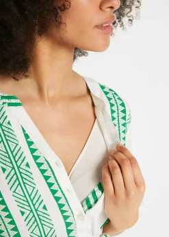 Robe de grossesse et d’allaitement en viscose fluide