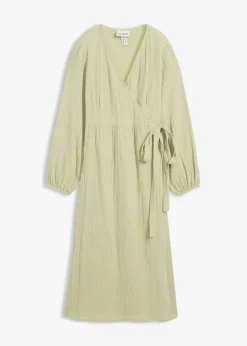 Robe de grossesse et d’allaitement en gaze de coton