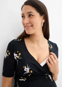 Robe de grossesse et d’allaitement en viscose douce