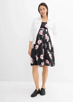 Robe de grossesse et d’allaitement en viscose tissée