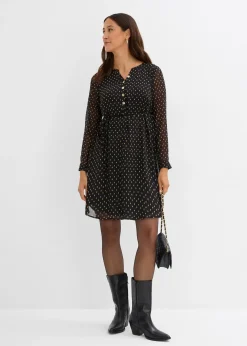 Robe de grossesse et d’allaitement en voile imprimé