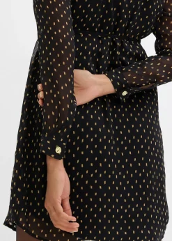 Robe de grossesse et d’allaitement en voile imprimé