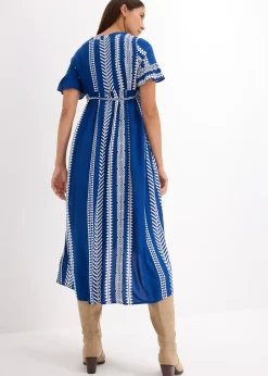 Robe de grossesse et d’allaitement en viscose fluide