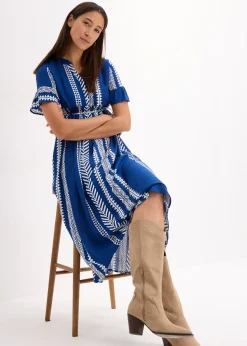 Robe de grossesse et d’allaitement en viscose fluide