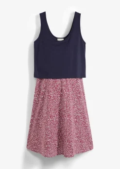 Robe de grossesse et d’allaitement en jersey coton