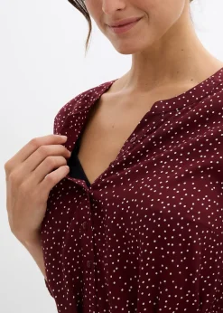 Robe de grossesse et d’allaitement en viscose fluide