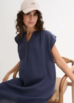 Robe de grossesse/d’allaitement en gaze de coton