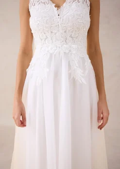Robe de mariée en tulle et dentelle
