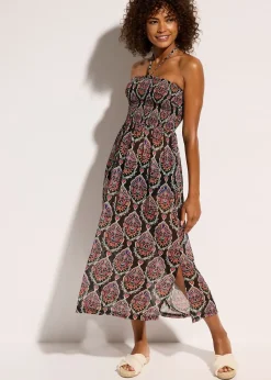 Robe de plage en crêpe