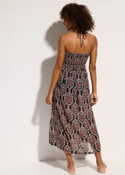 Robe de plage en crêpe