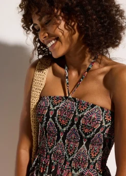 Robe de plage en crêpe