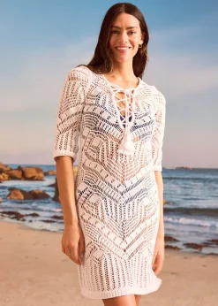 Robe de plage en maille