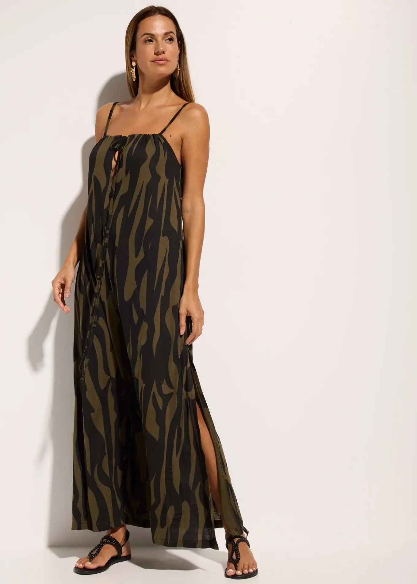 Robe de plage en viscose