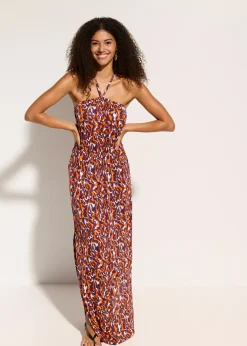 Robe de plage en viscose fluide