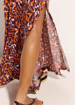 Robe de plage en viscose fluide