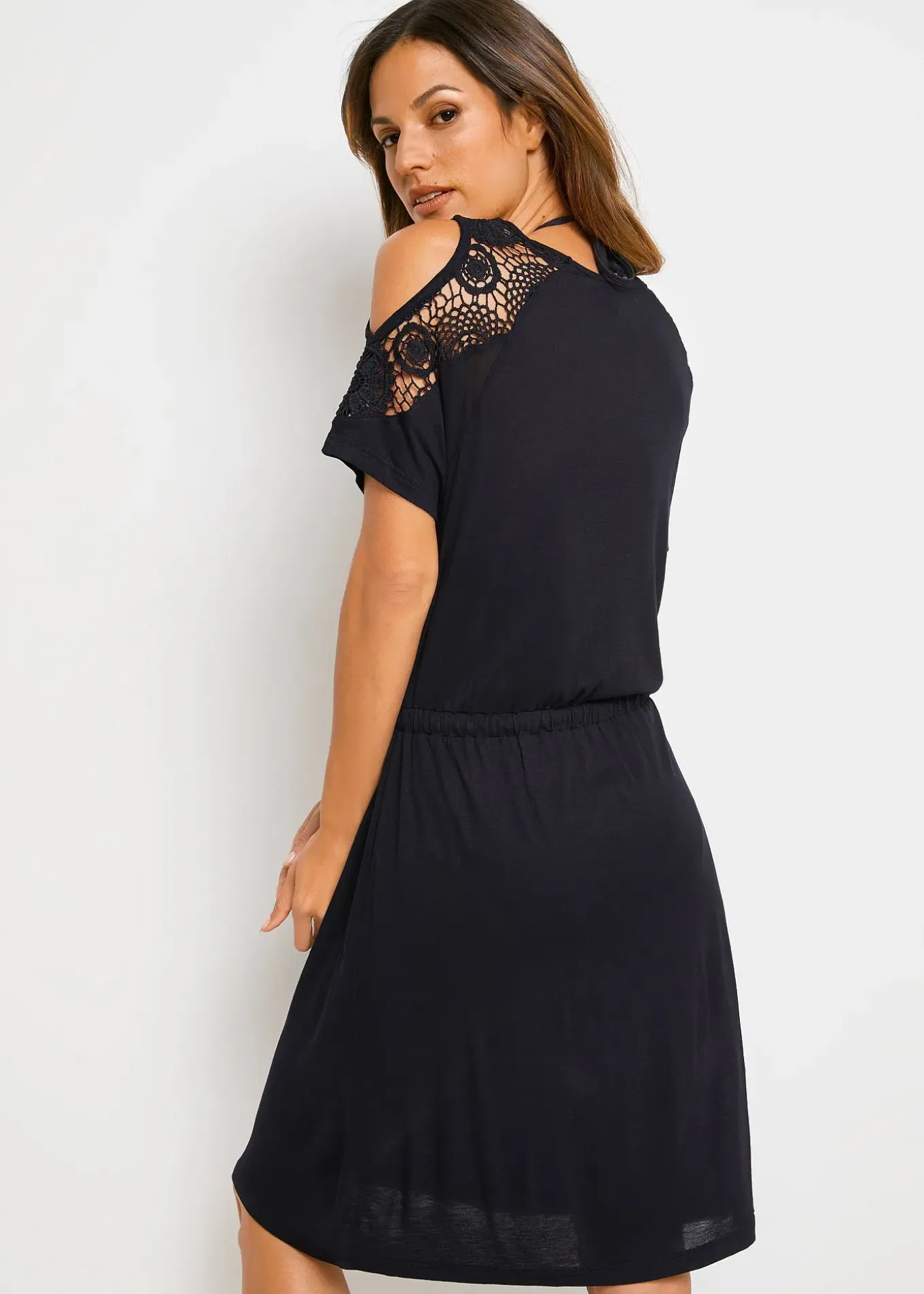 Robe de plage transparente en viscose