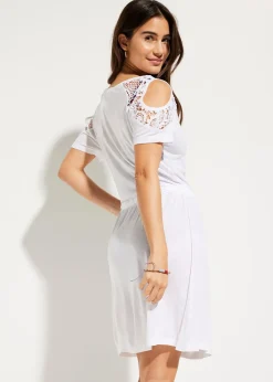 Robe de plage transparente en viscose