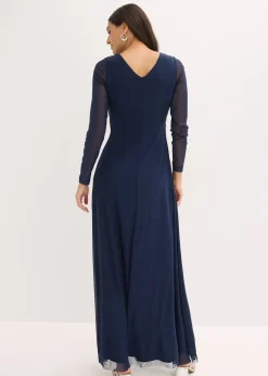 Robe de soirée en tulle délicat avec des strass