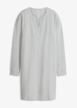 Robe d’intérieur en douce maille côtelée