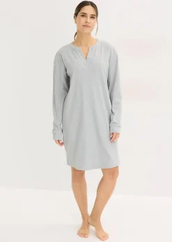 Robe d’intérieur en douce maille côtelée